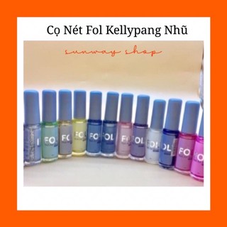 sơn cọ nét fol kellypang có kim tuyến