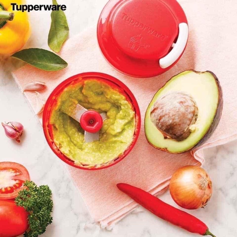 XAY TỎI MÀU ĐỎ (GIÁ XẢ KHO) TUPPERWARE