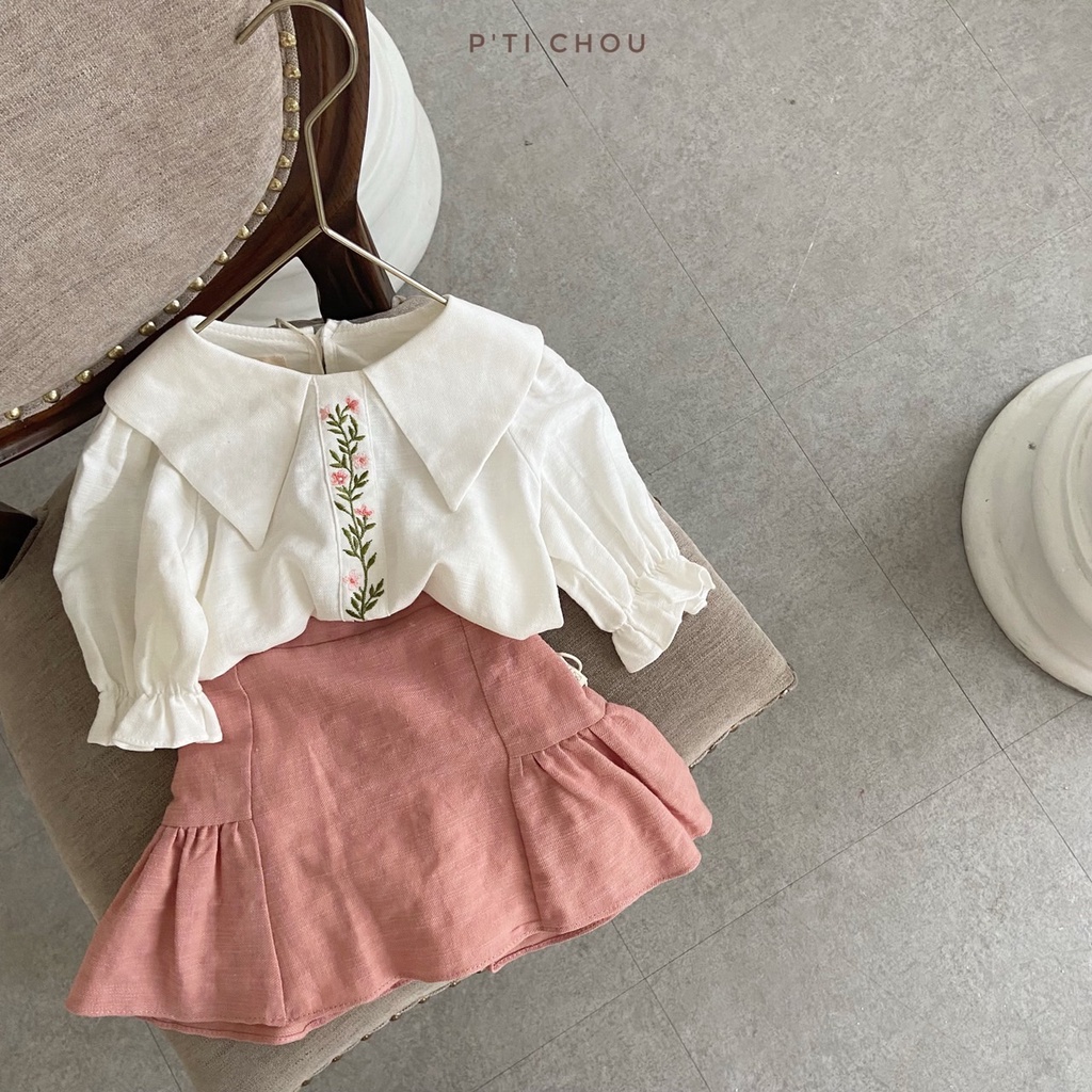 Set váy áo cho bé P'ti chou ( Mina set )