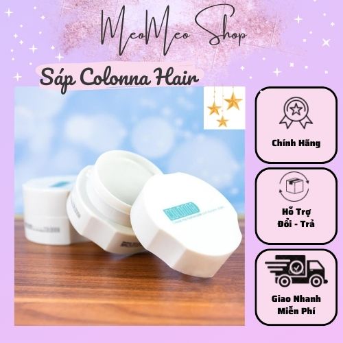 Sáp vuốt tóc Colonna Hair chính hãng,Gel Wax Keo Vuốt Tóc Tạo Kiểu Cao Cấp Siêu Thơm+Tặng Móc Khóa Siêu cutee ngộ nghĩnh