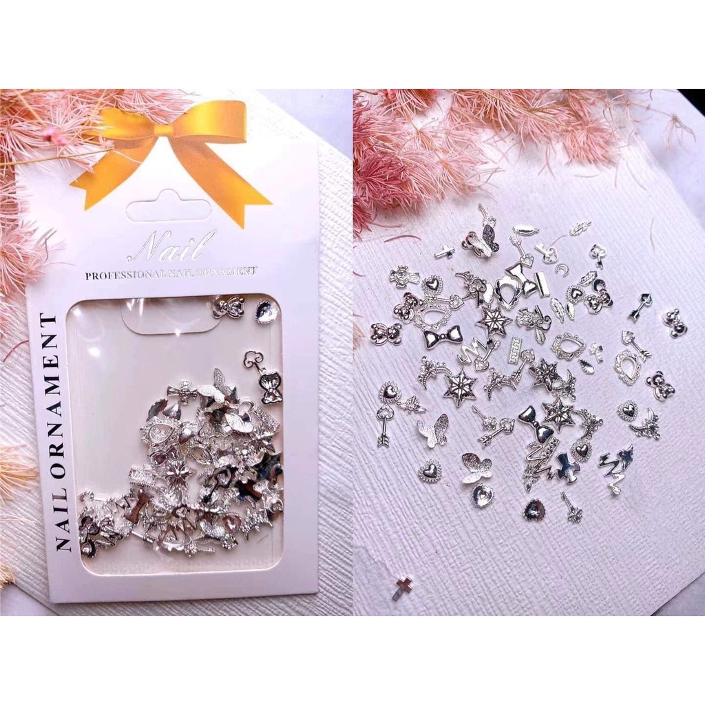 Bộ phụ kiện trang trí móng tay - Bộ phụ kiện kim loại (10 đến 30 tùy loại)