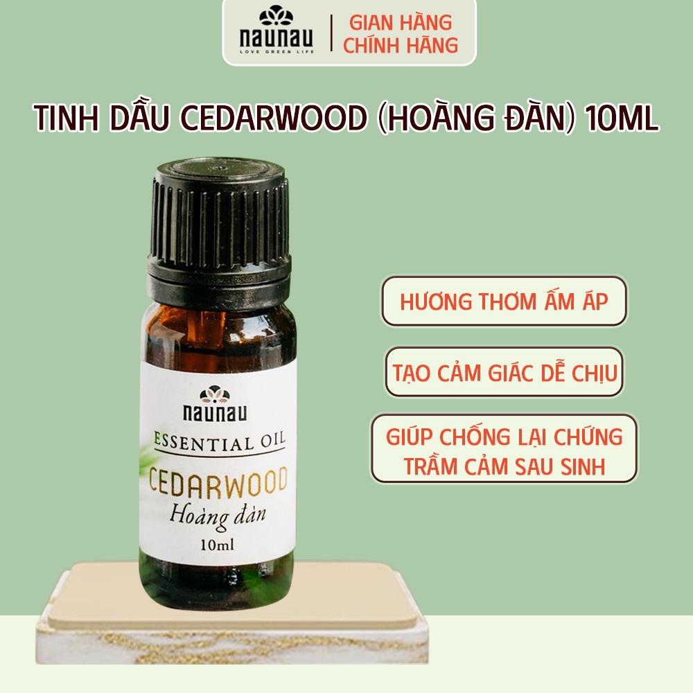 Tinh dầu Cedarwood (Hoàng Đàn)