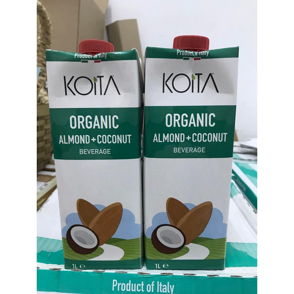 Sữa dừa hạnh nhân hữu cơ Koita