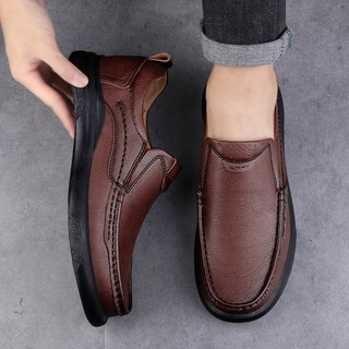 Giày Lười Chất Liệu Da Thời Trang Cho Nam