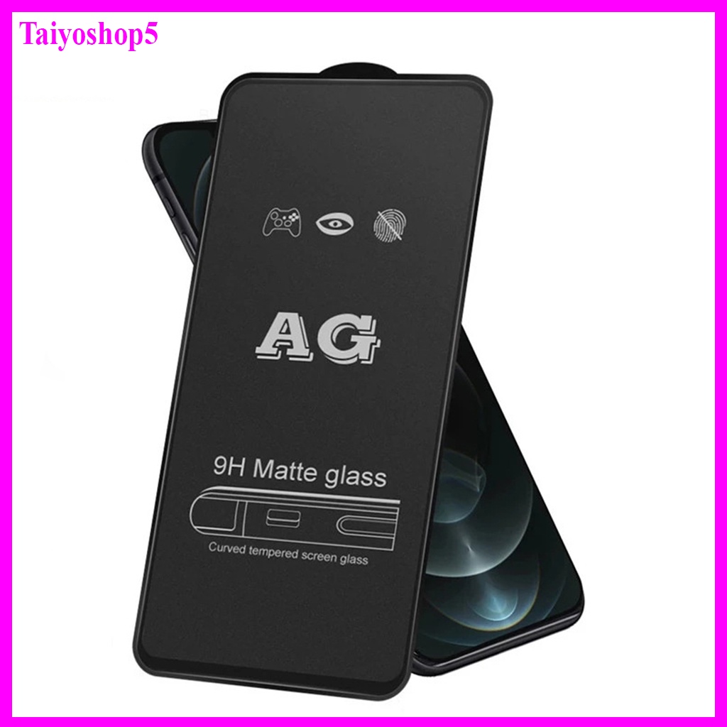 Kính cường lực Chống Vân Tay - mồ hôi AG dành cho IPHONE ,Siêu phẩm chống bám, chống bẩn,bụi , sước, mồ hôi taiyoshop5