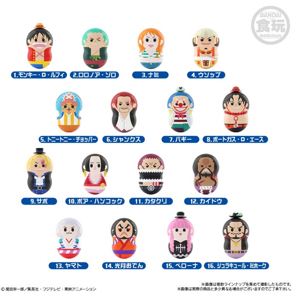 Gói nhân phẩm lật đật One Piece