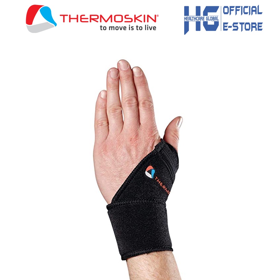 Băng nẹp cổ tay hai bên (sport) giúp bảo vệ và hỗ trợ gân/ khớp cổ tay khi hoạt động mạnh THERMOSKIN
