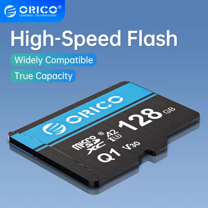Thẻ Nhớ Micro SD ORICO MSQ1 128GB Tốc Độ Cao Đọc Lên Tới 80MB/S - Tặng Dưỡng Thẻ