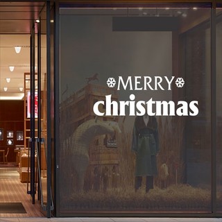 Decal trang trí noel dán kính giáng sinh mrxm
