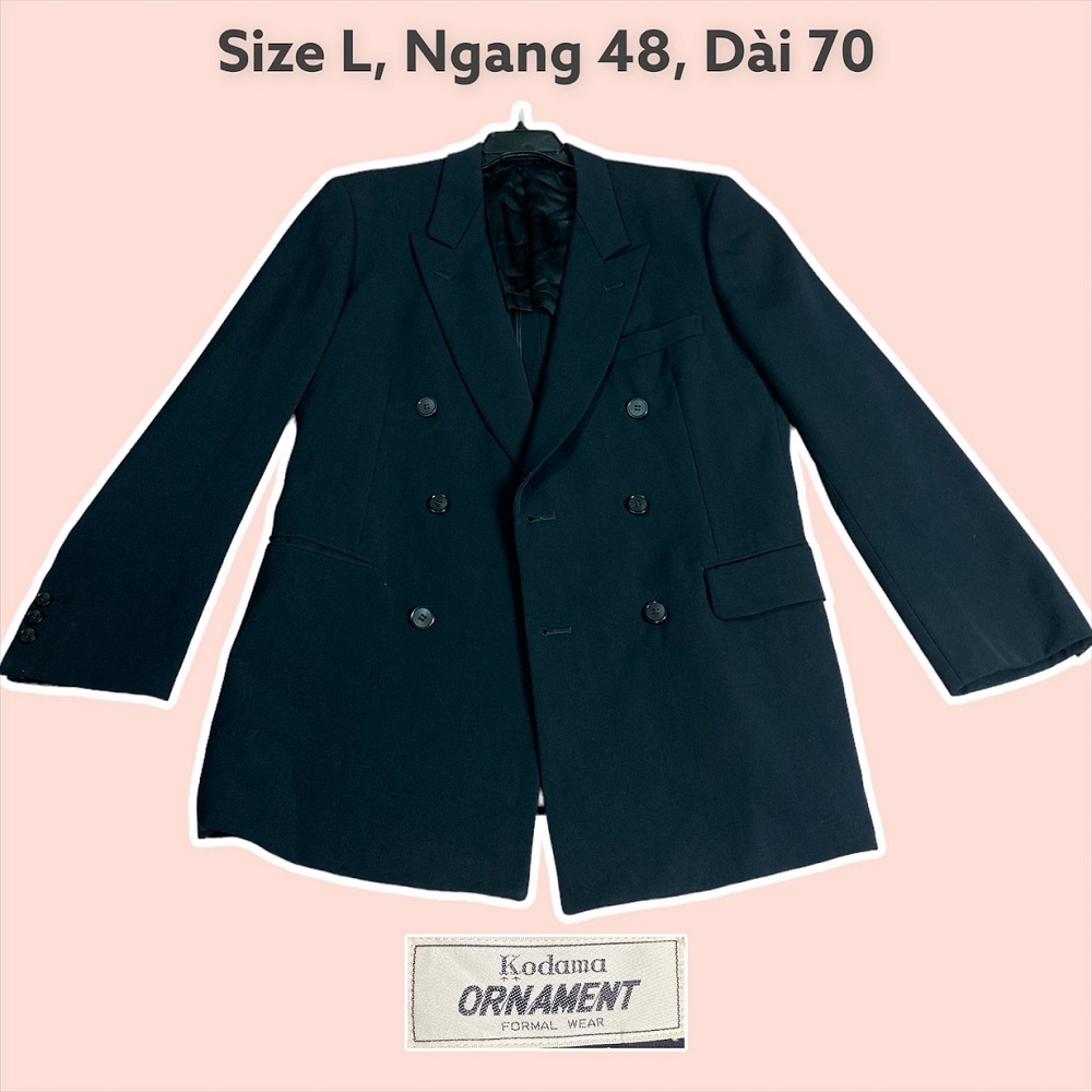 Áo Blazer (Vest) Vintage oversize hàng 2hand tuyển nhật hàn, loại 1 | BigBuy360 - bigbuy360.vn