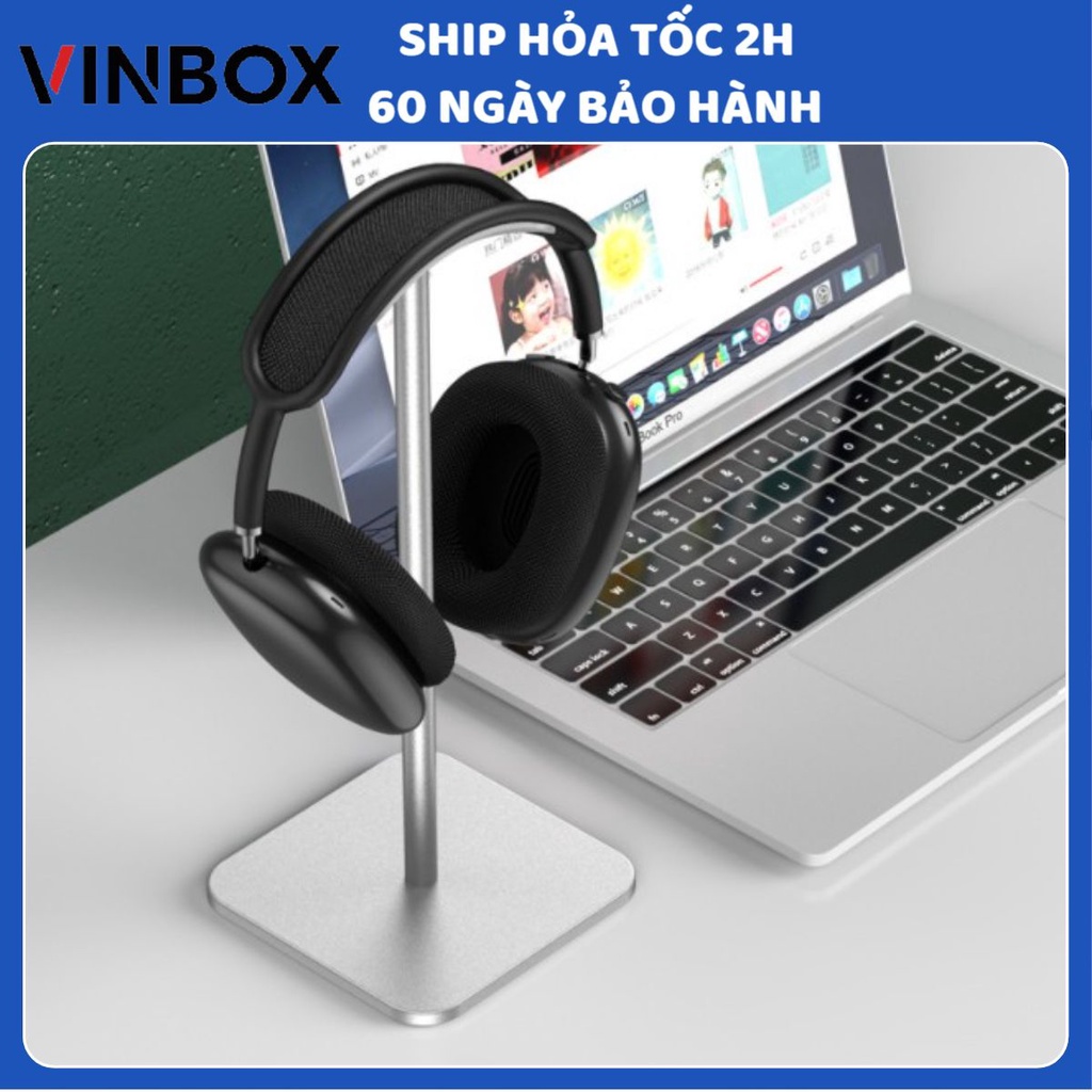 Giá treo tai nghe chụp tai headphone stand gaming thân nhôm kiêm giá đỡ tai nghe đứng full size overear VINBOX X2