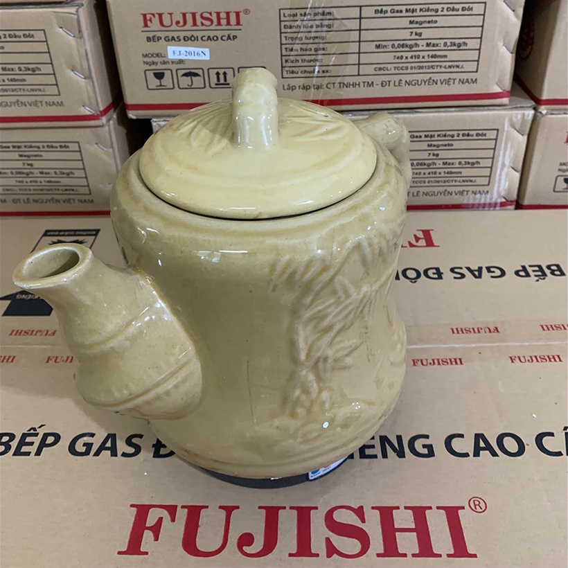 Ấm sắc thuốc điện GỐM SỨ BÁT TRÀNG FUJISHI 3.2 lít SV-606 -   - Siêu nấu thuốc tự động