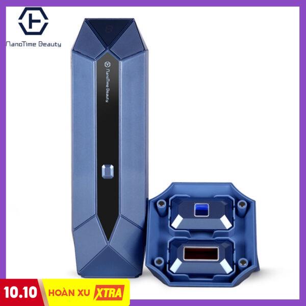 Máy triệt lông trẻ hoá da công nghệ IPL sapphire lạnh pin sạc NanoTime B65Pro-Hàng Chính Hãng BH 2 năm HT Shop