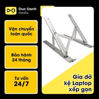 Kệ giá đỡ Laptop Macbook Ipad điện thoại hợp kim nhôm gấp gọn tản nhiệt thanh mát chịu lực