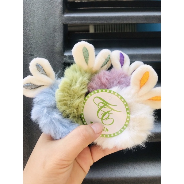 thun cột tóc lông mềm mịn lấy màu ngẫu nhiên( shop chuyên sỉ)