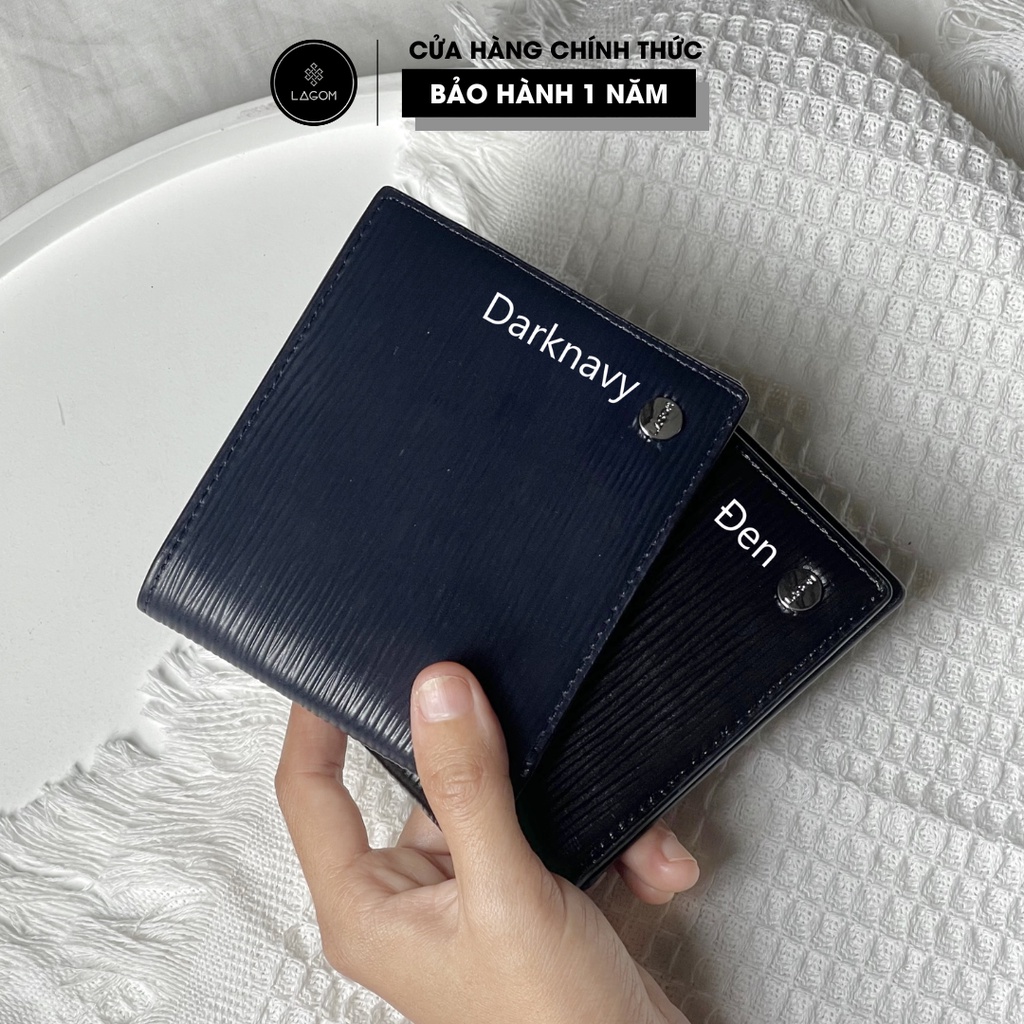 Ví nam Da thật có ngăn để ảnh LAGOM - Epi Bifold Wallet