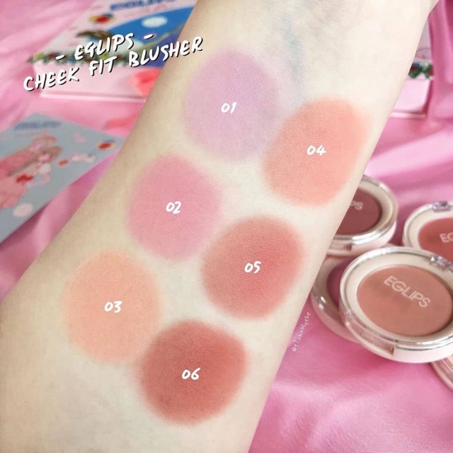 Má Hồng Eglips Cheek Fit Blusher Siêu Mịn 4g