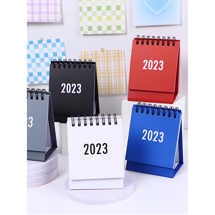 Lịch 2023 Mini Để Bàn Văn Phòng / Trường Học Kiểu Dáng Đơn Giản Xinh Xắn