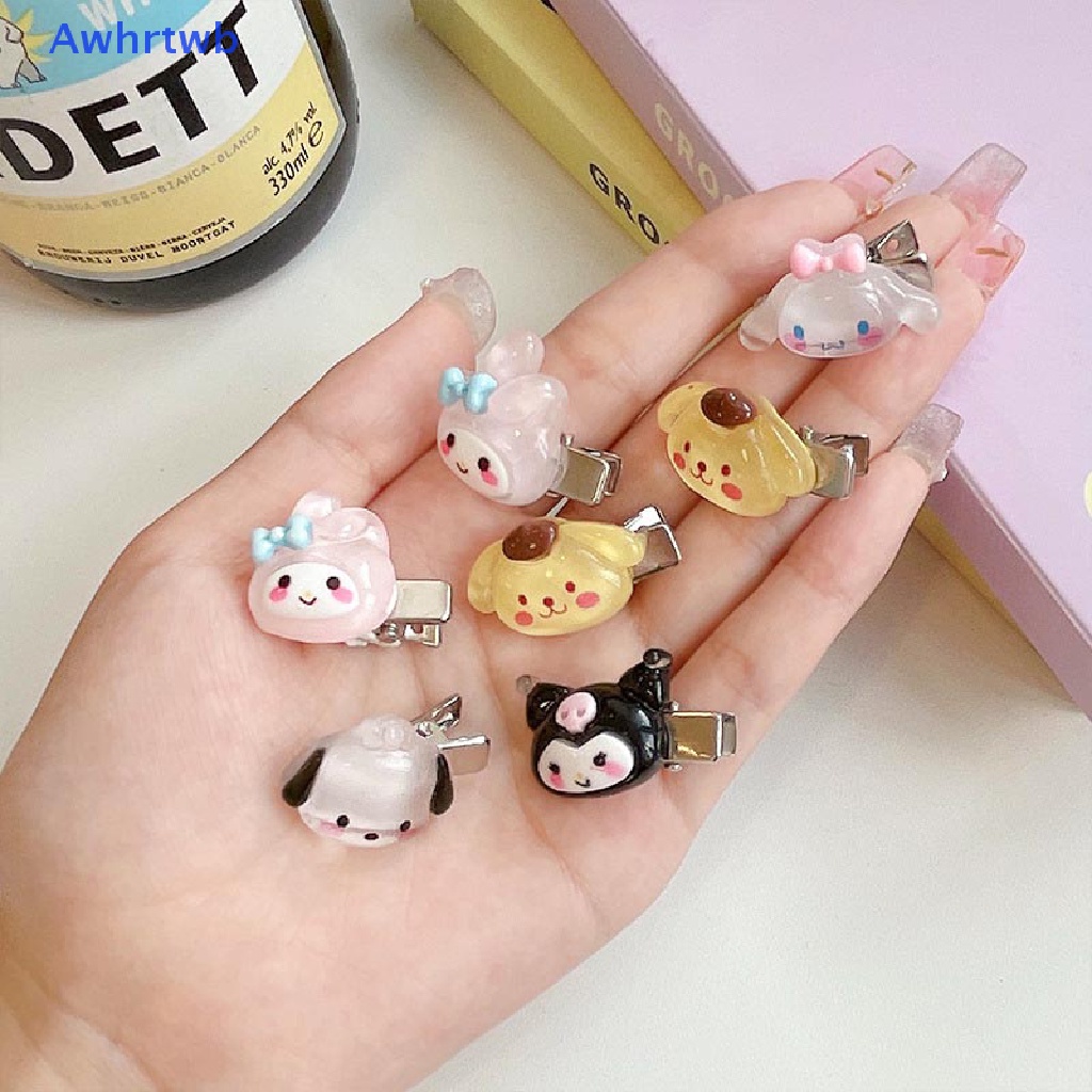 Set 1 / 5 Kẹp Tóc Mini Hình Chú Chó Sanrio Dễ Thương Ngọt Ngào Cho Nữ Mới