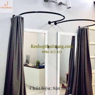 Khung, vòng thử đồ cho shop quần áo, khung sắt phòng thử đồ c, u, l . vns-026