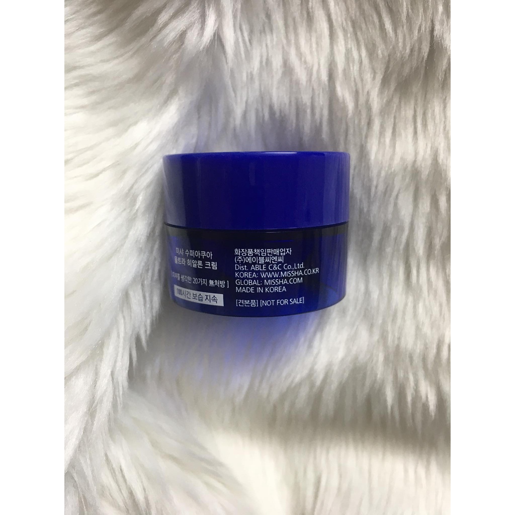 Kem Dưỡng Missha Super Aqua Ultra Hyaluron Cream Dưỡng Ẩm và Phục Hồi Da