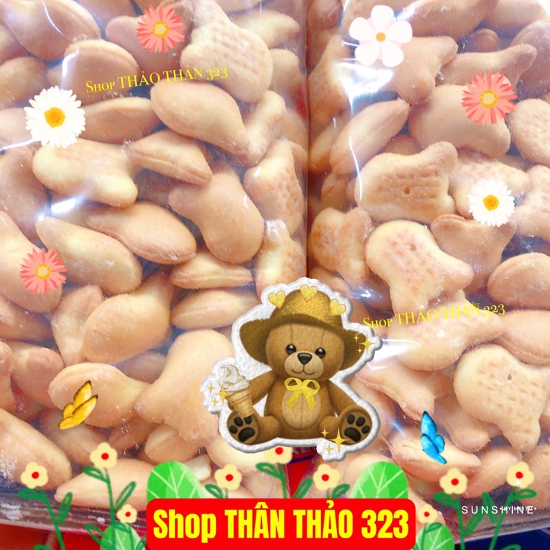 BÁNH GẤU NHÂN KEM - Bánh Gấu Kem Sữa 500gram