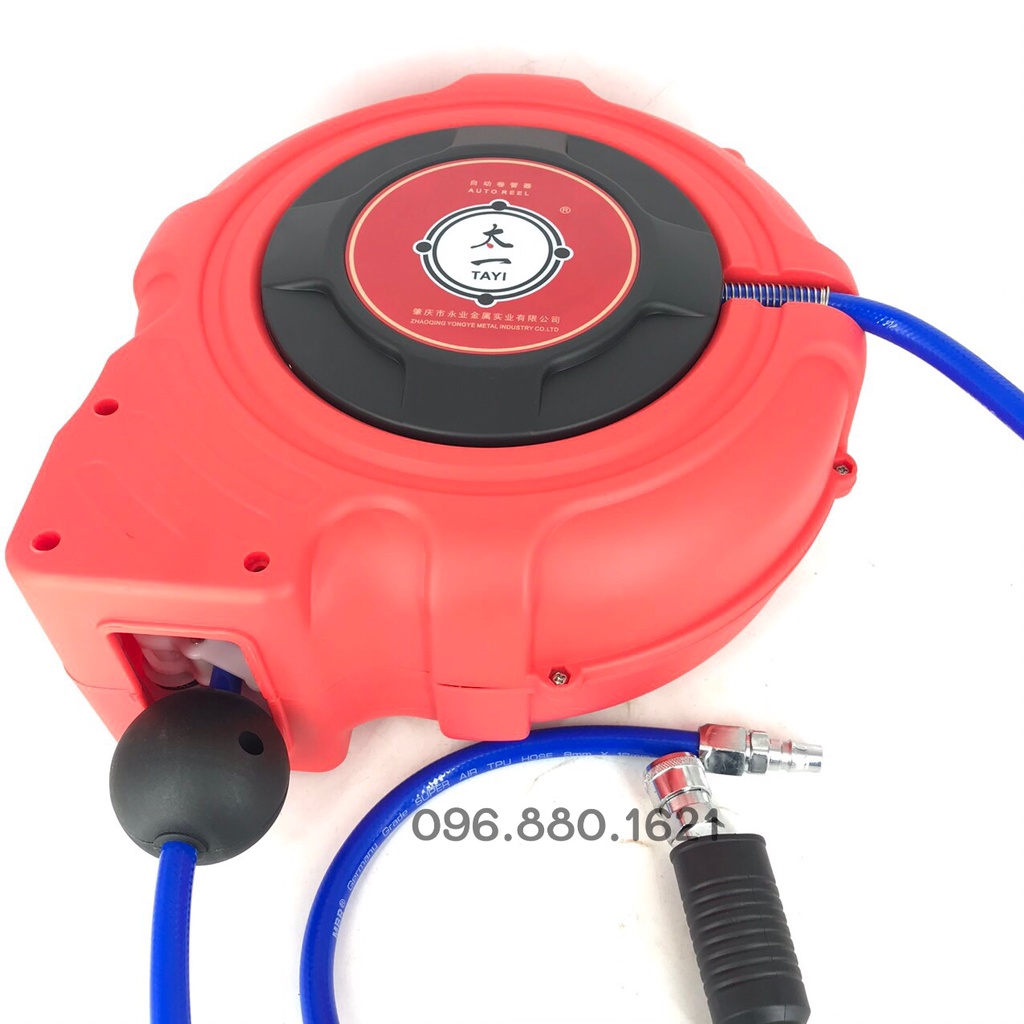 CUỘN DÂY HƠI TỰ RÚT TAYI PHI ỐNG 5* 8MM DÀI 9 MÉT