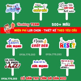 Hashtag team building - MIỄN PHÍ thiết kế