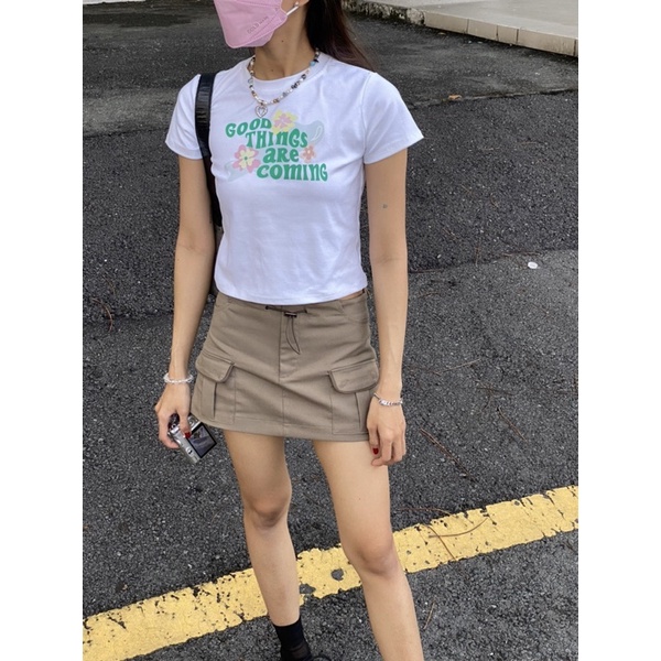 Mini Pocket Skirt - Chân váy ngắn túi hộp dáng chữ A nhẹ có lót quần - Piceise