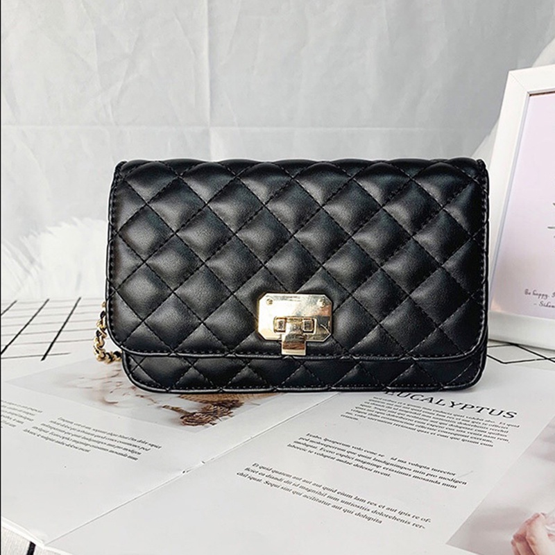 Túi Đeo Chéo Dây Xích Hình Thoi Thời Trang Cho Nữ