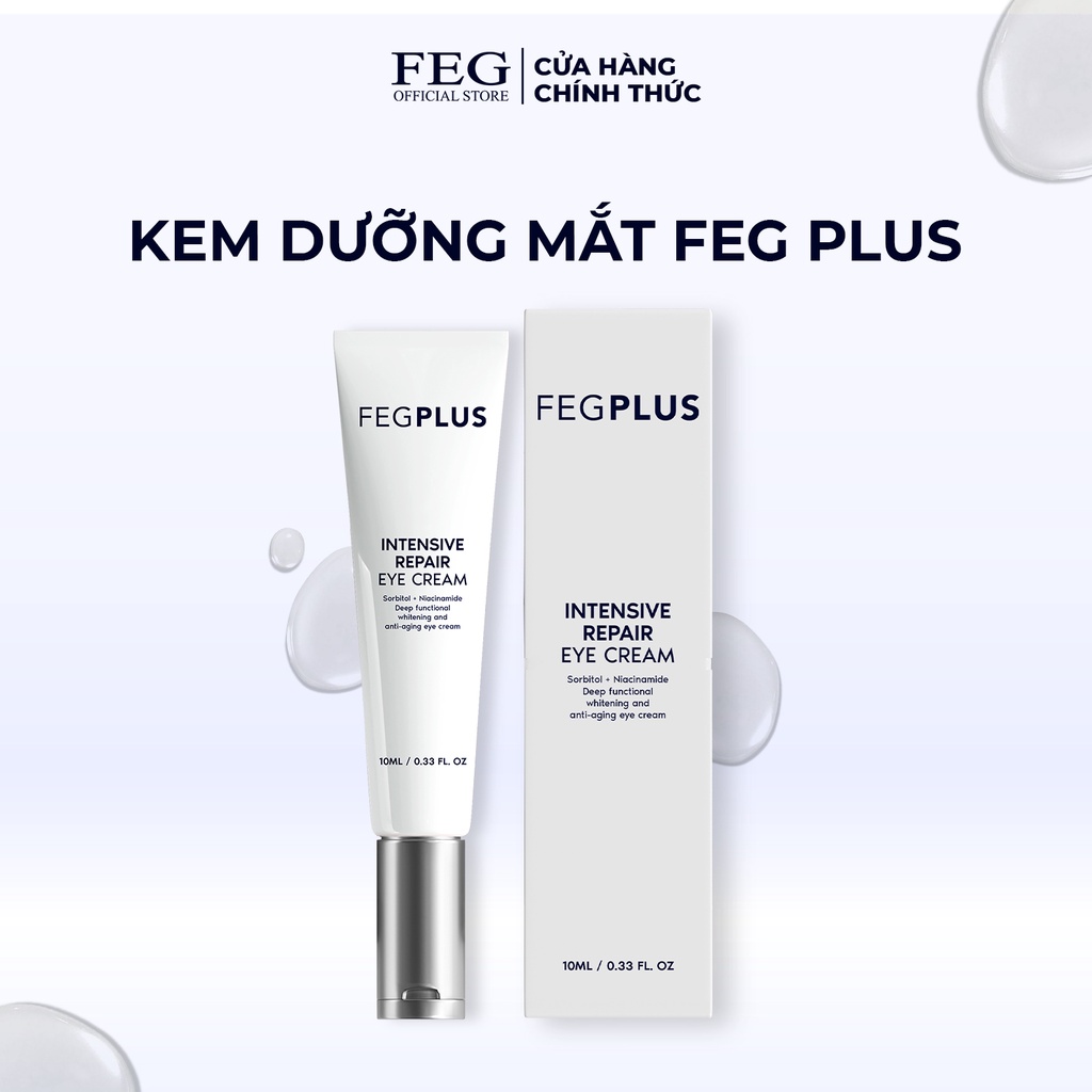 Kem dưỡng mắt FEG Plus EYE CREAM - Kem dưỡng sáng và cấp ẩm chuyên sâu cho quầng thâm mắt