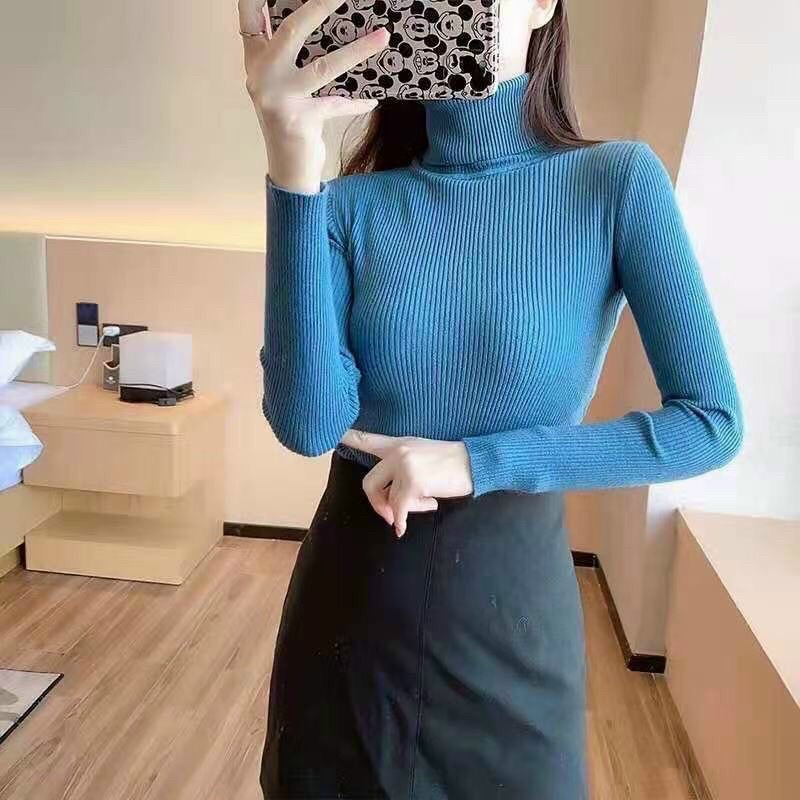 Áo len tắm cổ lọ
