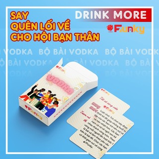 Bộ Bài Thử Thách Trên Bàn Nhậu, Phiên Bản Vodka của 7Funky - Board Game, Drinking Game 18+ Say Quên Lối Về Cho Nhóm Bạn