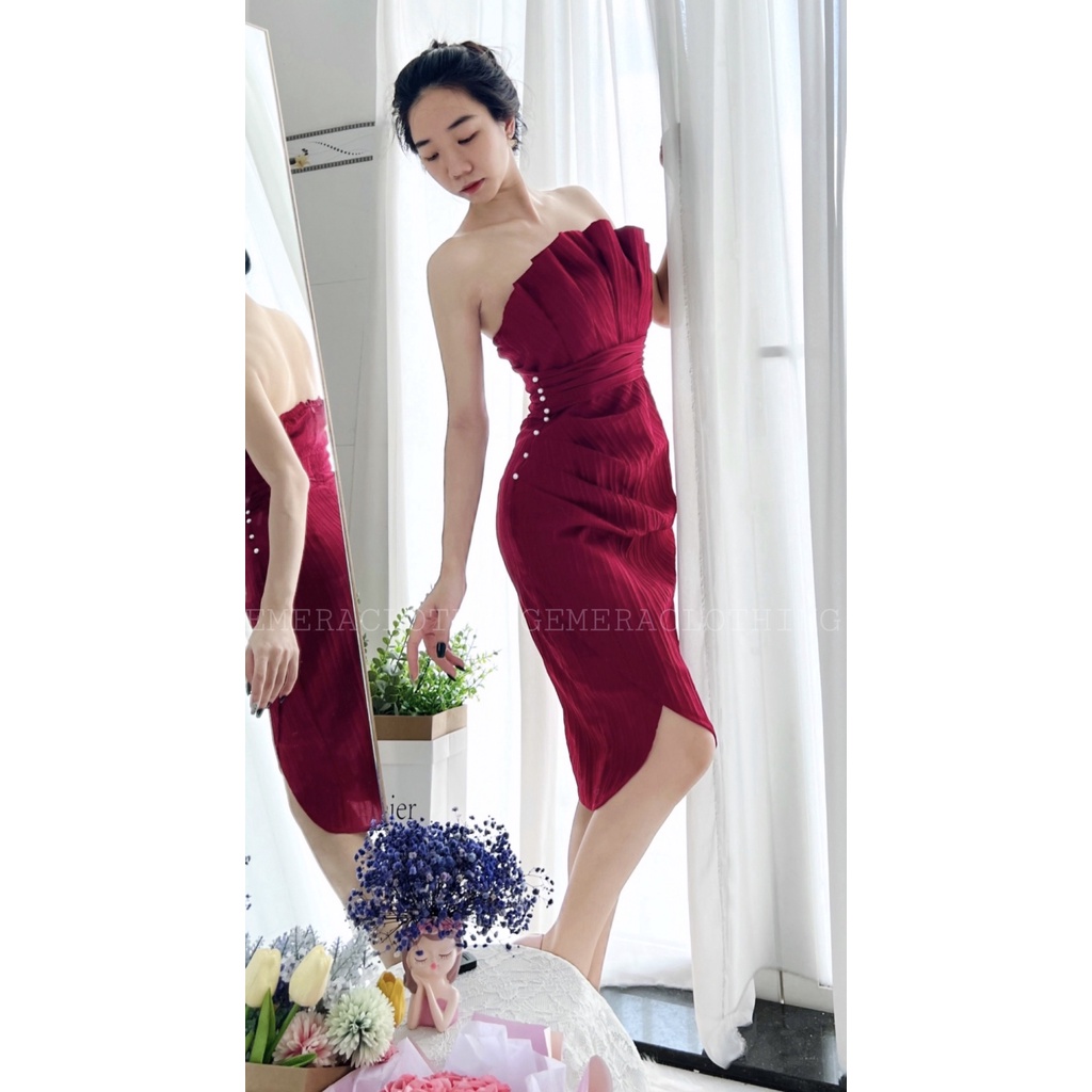 Váy Maris dự tiệc nhiều màu đẹp sang trọng nổi bật