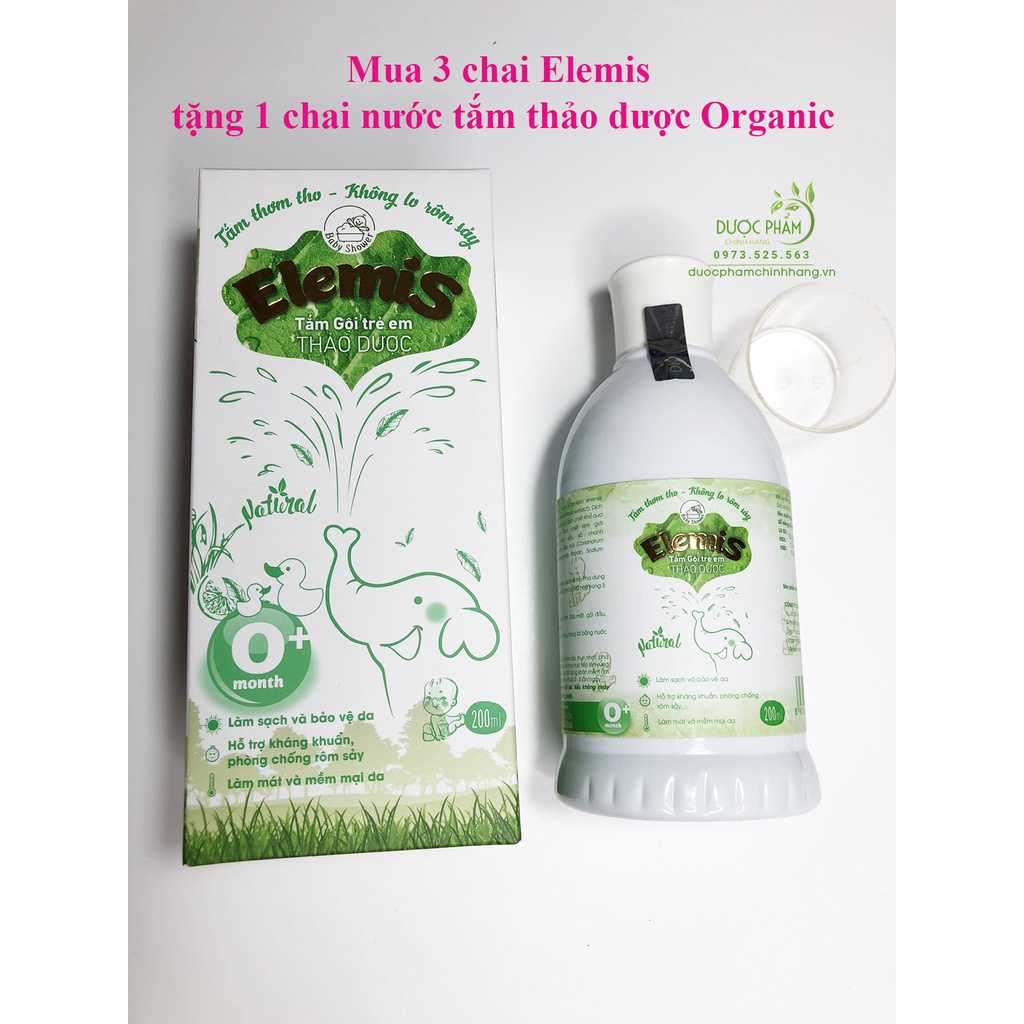 Nước Tắm Thảo Dược Elemis, Sữa tắm elemis, nước tắm elemis dành cho trẻ sơ sinh và trẻ nhỏ