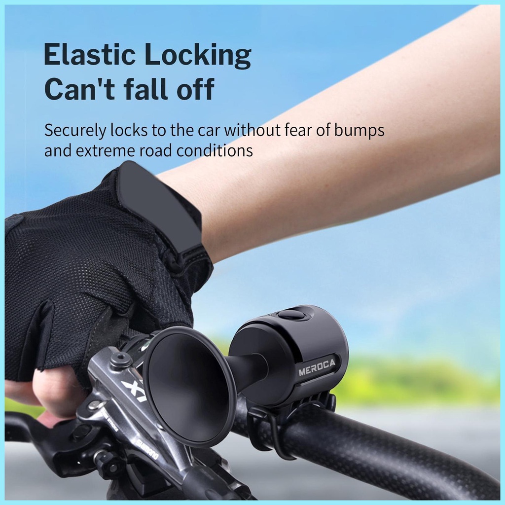 Còi Xe Đạp Điện 120dB Âm Thanh Siêu Lớn Dễ Lắp Đặt Sử Dụng Pin