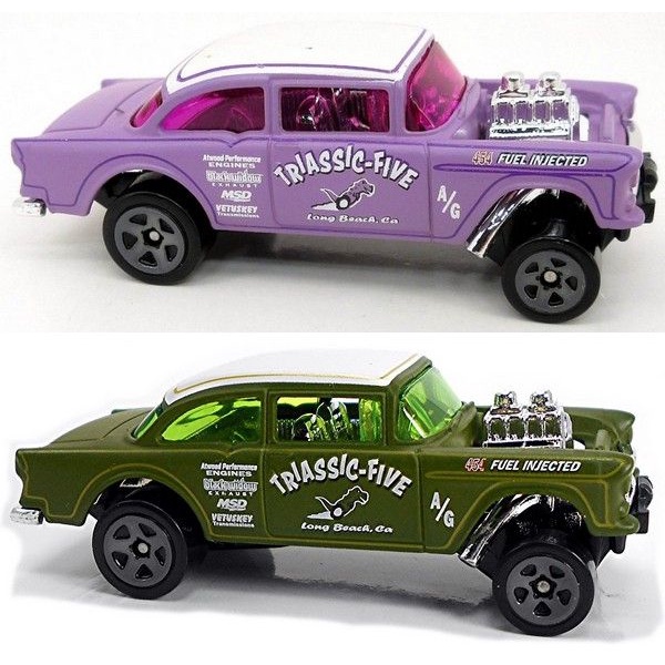 Xe mô hình Hot Wheels '55 Chevy Bel Air Gasser