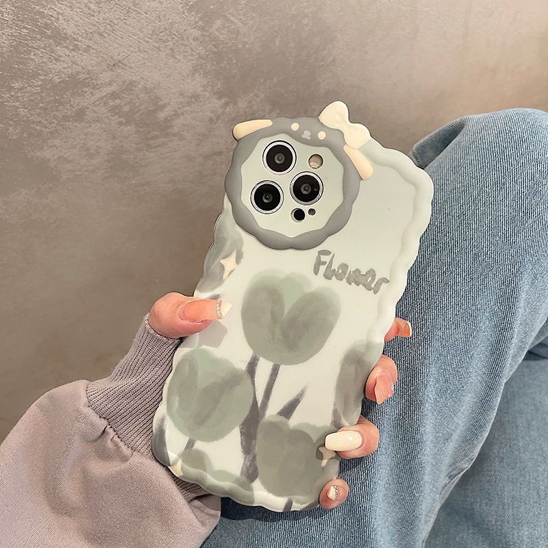 Ốp Điện Thoại Họa Tiết Hoa Tulip Chống Sốc Cho Iphone14proins 11 8Proins 13 11 8p X 1412Maxxr 147 Jxzw