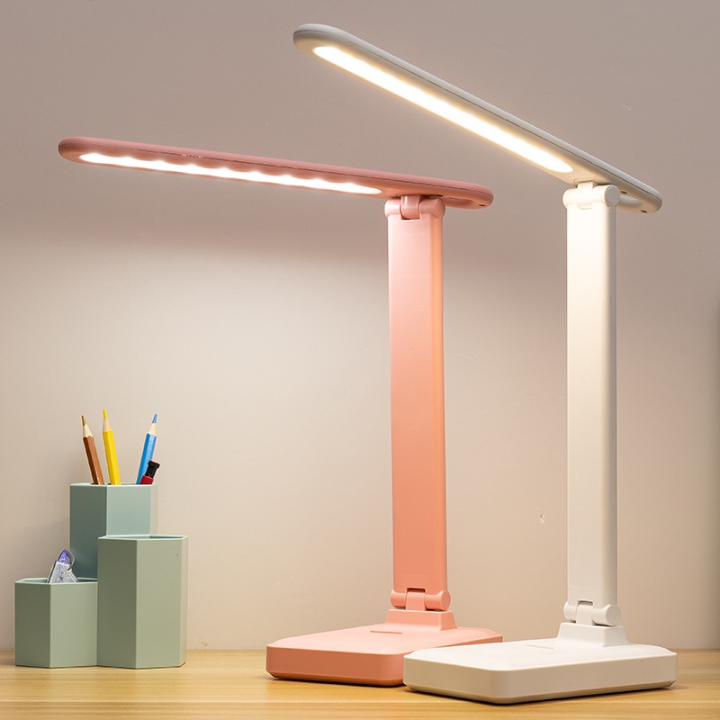 Đèn Bàn Học Đọc Sách, Làm Việc LED Chống Cận, Cảm Ứng Tích Điện Gập Mokapick