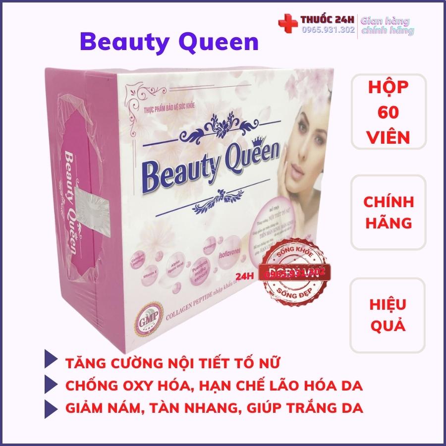 Viên uống đẹp da collagen beauty queen vip, lưu dữ sắc xuân, làm trắng da, chống oxy hóa lão và lão hóa da ( Chính Hãng)