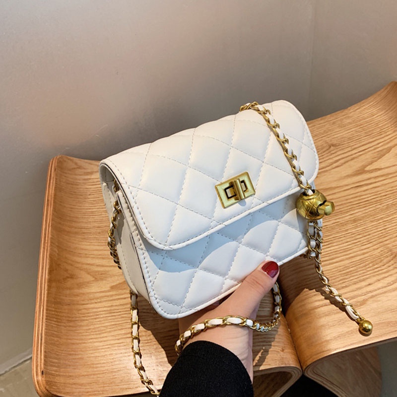 Túi Đeo Chéo Dây Xích Hình Thoi Nhỏ Thời Trang Cho Nữ