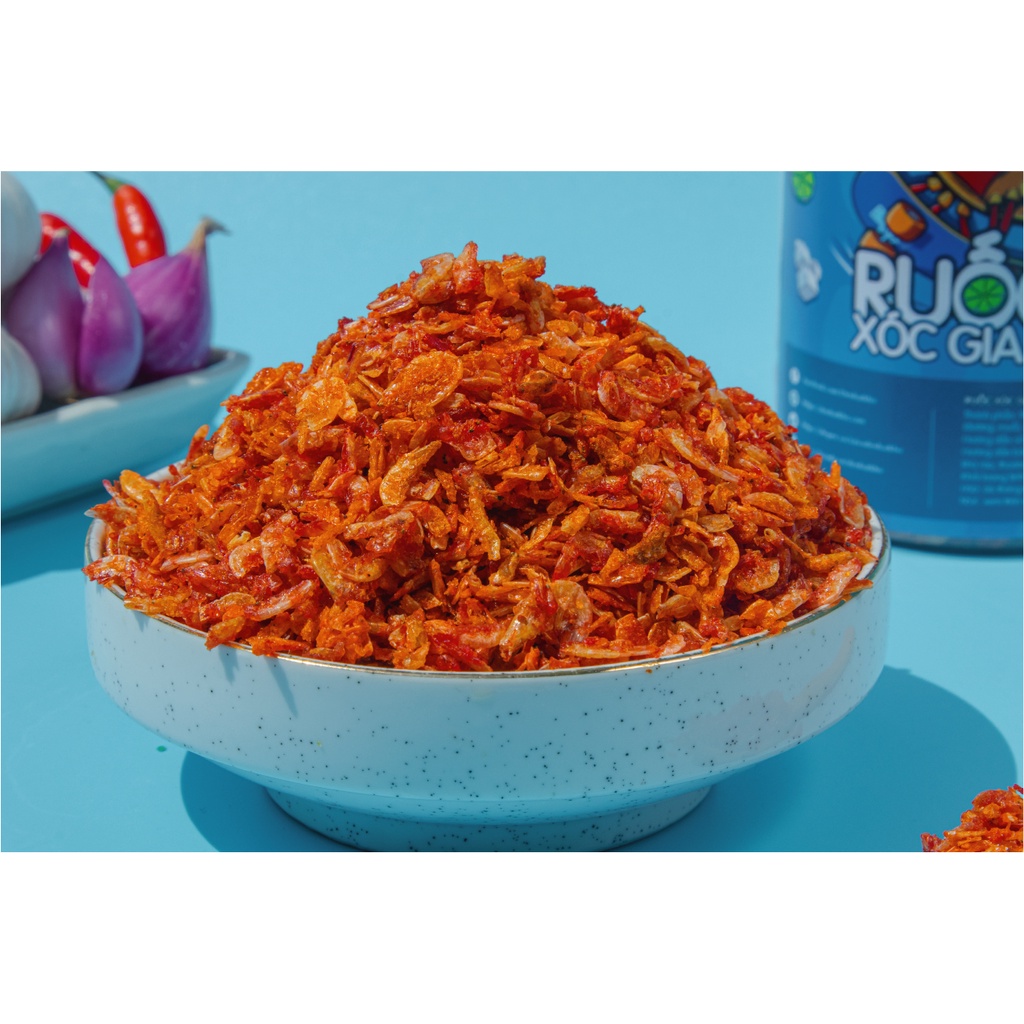 Tép sấy gia vị 300g đồ ăn vặt ngon giá rẻ Đệ Nhất Khô Đặc Sản Phan Thiết AV12