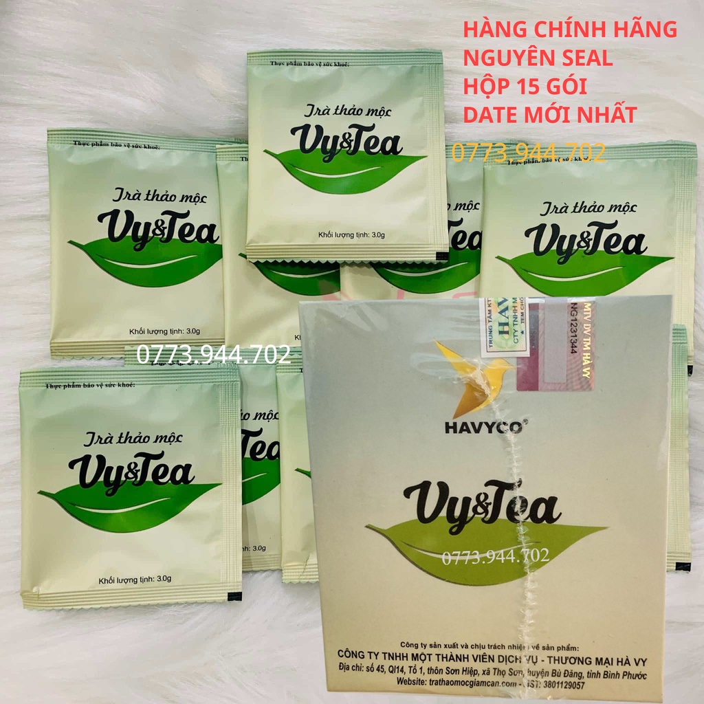 (Giao Hỏa Tốc) Trà Giảm Cân HaVyCo Thảo Mộc An Toàn Hiệu Quả Vy T Chính Hãng Bao Check