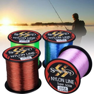 Sougayilang 500m Dây câu cá bằng nylon siêu mạnh 100% cước câu cá siêu bền ,Để câu cá ngoài trời
