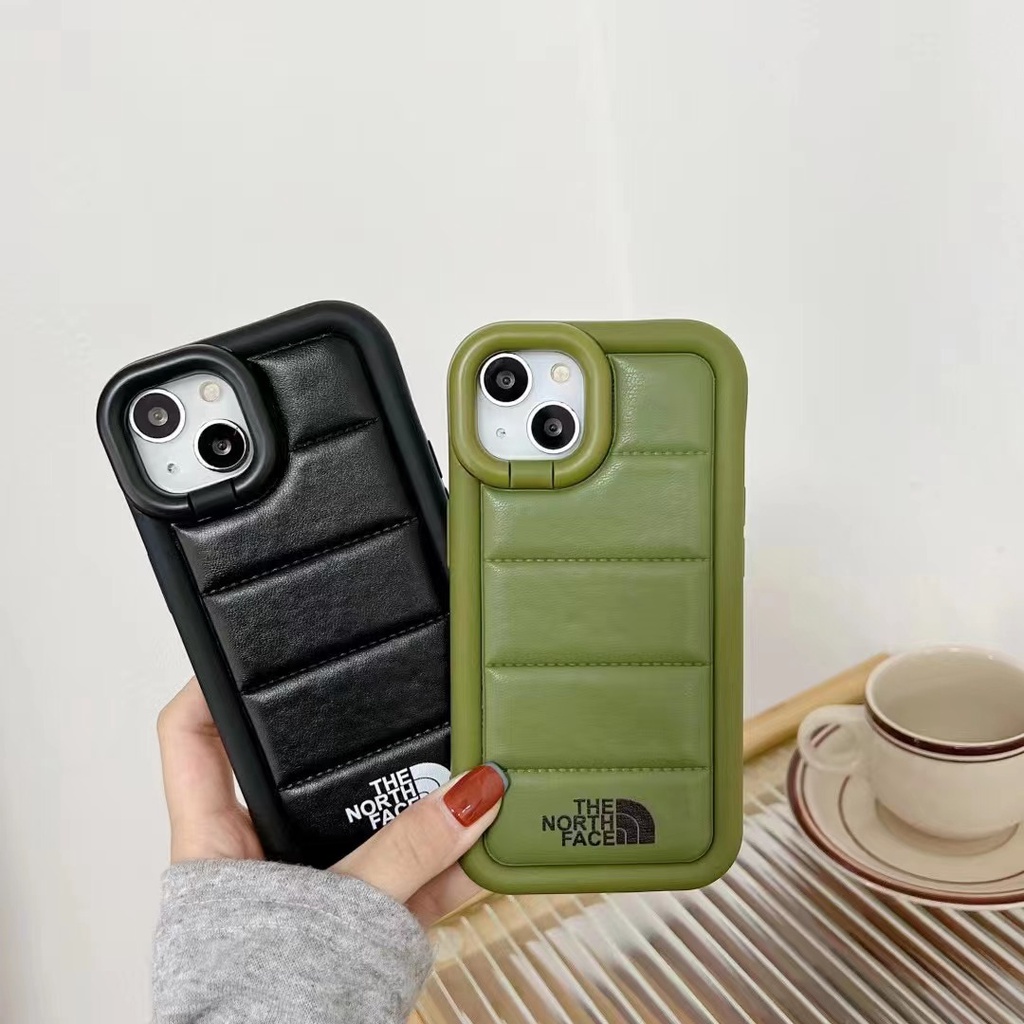 THE NORTH FACE Ốp Điện Thoại Mềm Có Giá Đỡ Cho iphone 14 14pro 14promax 13 13promax 13pro 12 12promax 12pro 11 11promax