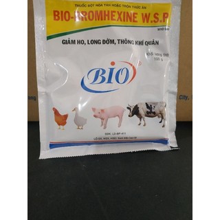 Bio.bromhexine w.s.p giảm ho, long đờm, thông khí quản