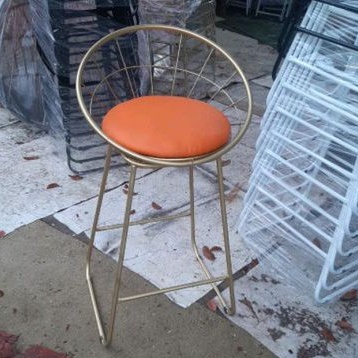 Ghế quầy bar hình nón, Ghế quầy bar chân sắt, ghế trang điểm cao 70cm. Đủ màu