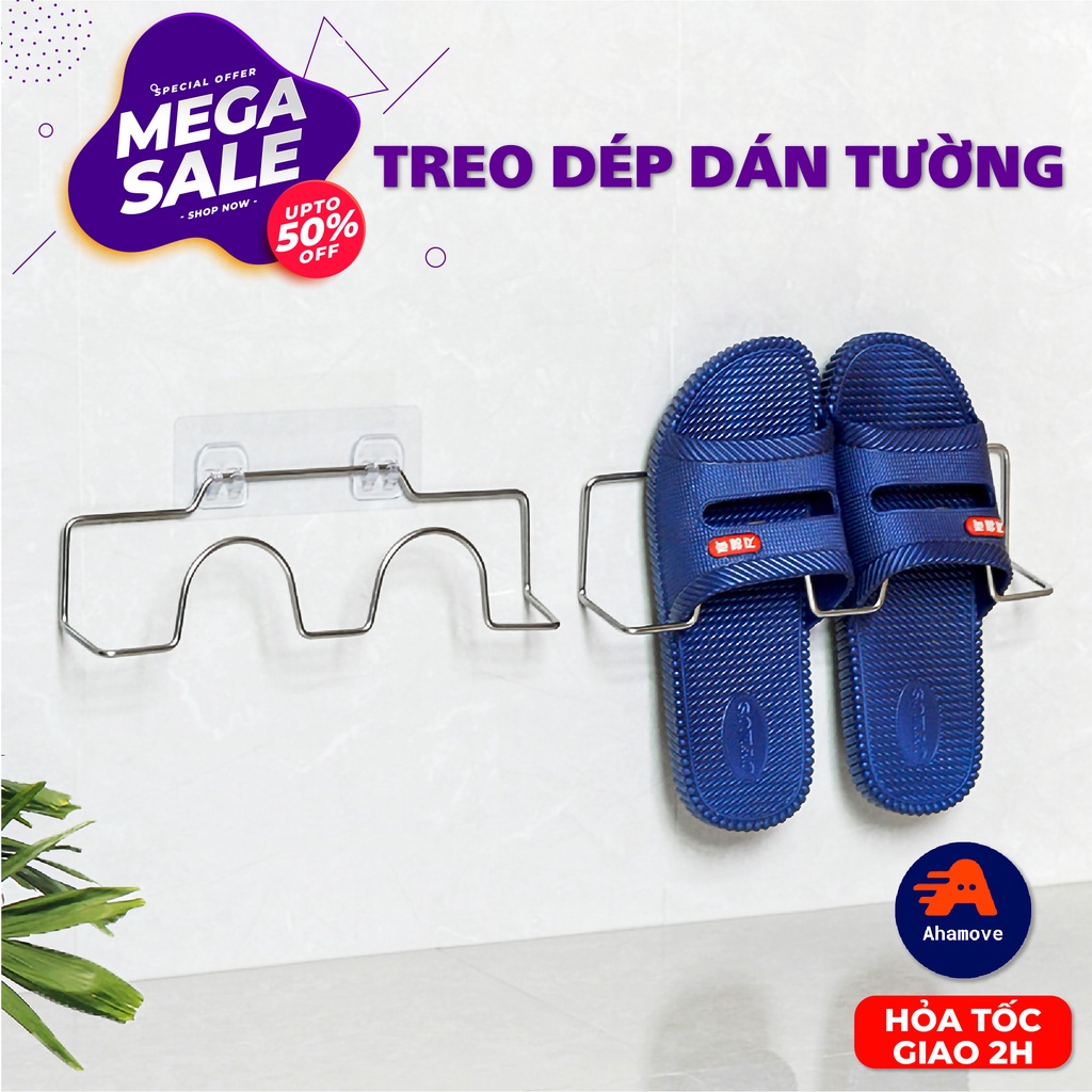 [GIÁ TỐT NHẤT] Kệ để dép gắn tường tiện dụng cho nhà tắm nhà bếp