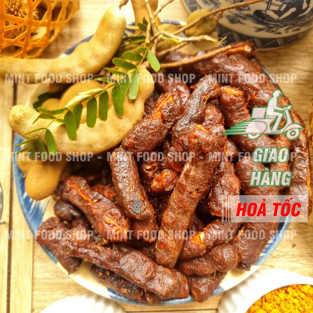 Me Xí Muội - Me Lào Thái Lan Rim Muối Ớt Lon 500gr