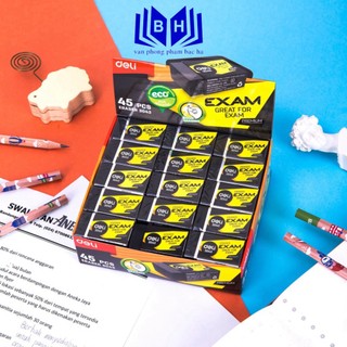 Combo 10 viên Gôm tẩy đen 2B Deli, 40×22×12mm - E3043 ( 3043 )